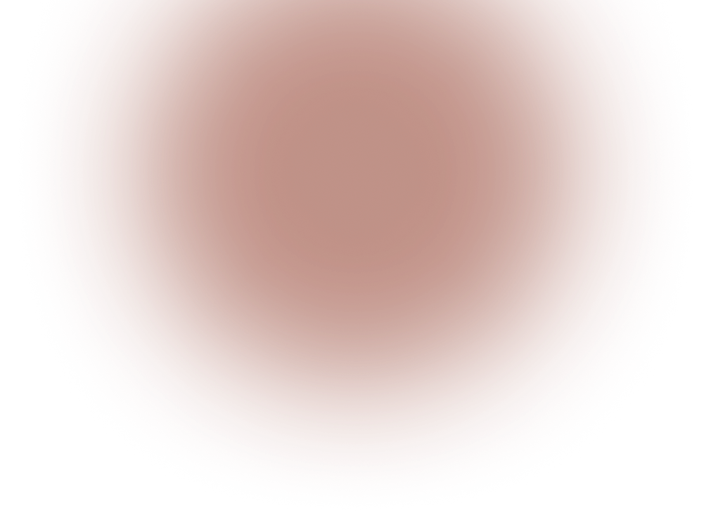 Translucent brown circle with a glowing effect around the edges on a transparent background.